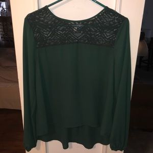 Dark green blouse